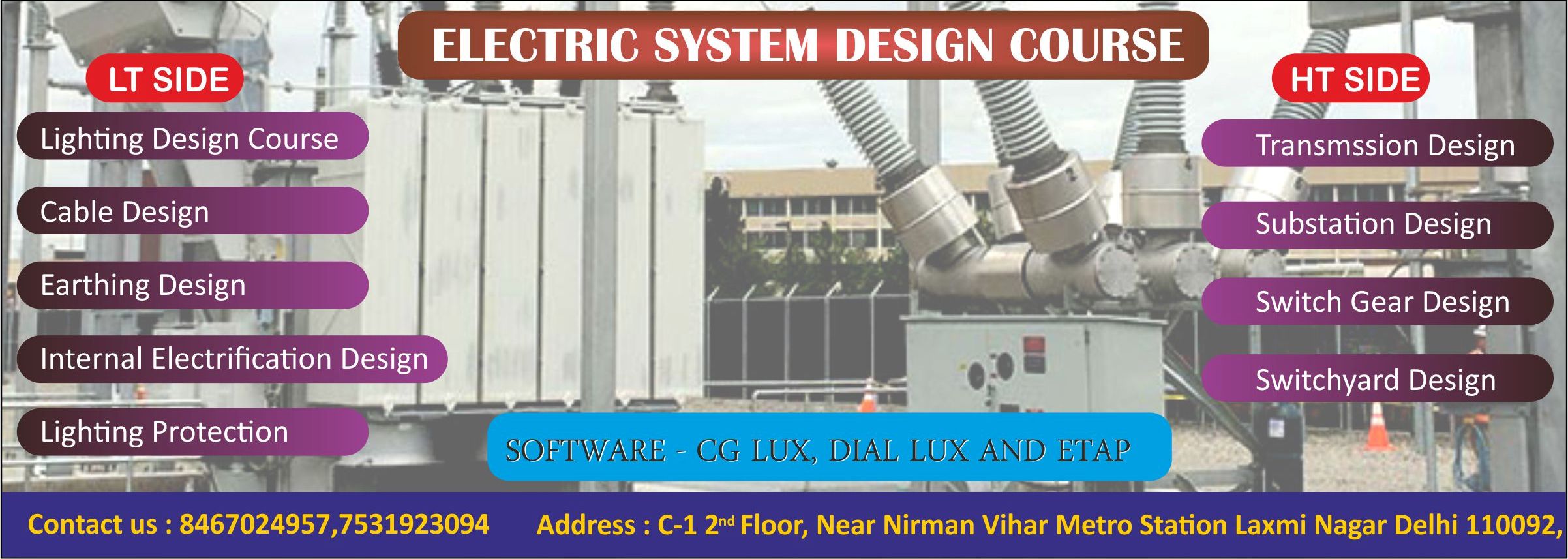 electrical system design course in delhi, electrical system design course institute, electrical system design course institute in laxmi nagar, electrical system design training course, institute for electrical system design course, training course institute for electrical system design, electrical system design course in laxmi nagar